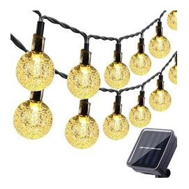 Girlanda LED solarna 40xLED okrągłe, 785cm, 2291