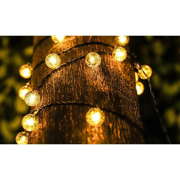 Girlanda LED solarna 40xLED okrągłe, 785cm, 2291