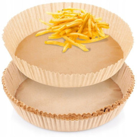 50x Papier do pieczenia wkład do frytownicy AIRFRYER 20x4,5cm 