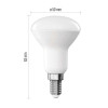 Żarówka LED E14 R50 - 4,2W (zamiennik 40W) 470lm - 230V 2700K (ciepło-biała) - ZQ7E21 Emos