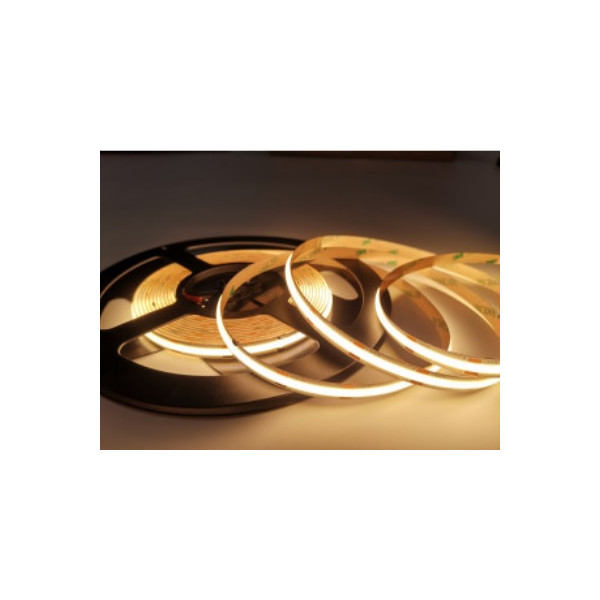 Taśma LED COB 35W (7W/m) PREMIUM 630lm/m 12V IP20 4000K rolka 5m EC20301