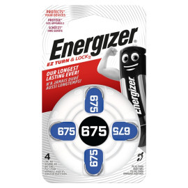 Baterie do aparatów słuchowych (cynkowo-powietrzna) - 675 /4 Energizer