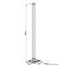 Stojąca Lampa RGB muzyczna TUYA BIAŁA  EC20545