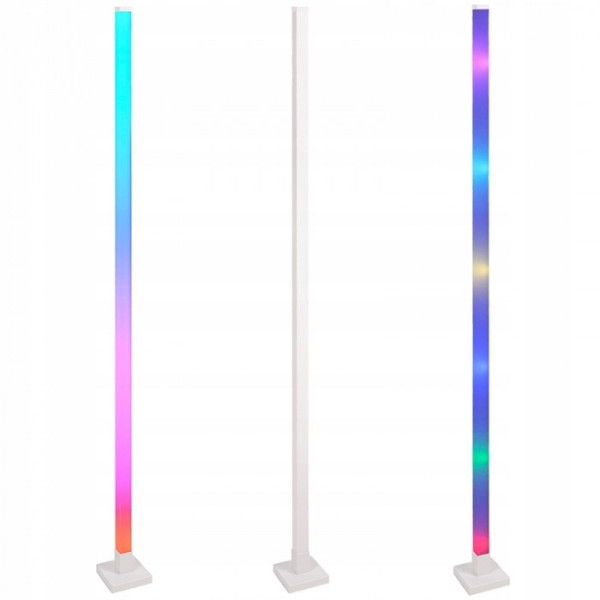 Stojąca Lampa RGB muzyczna TUYA BIAŁA  EC20545