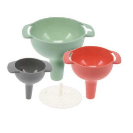 Lejek kuchenny i sitko 10/8/6 cm, kpl. 4 elem., Orion 259731 