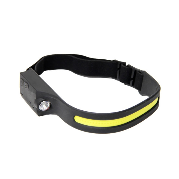 Latarka czołowa z sensorem, COB + 1, ładowanie USB-C - LC-2/COB/SR