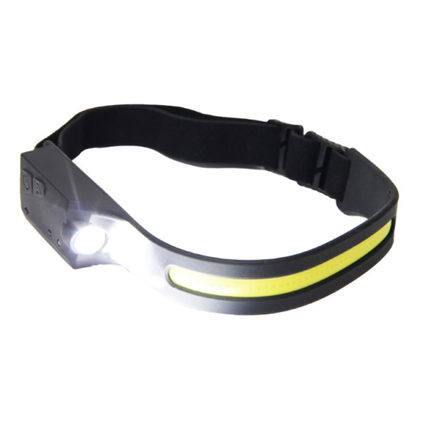 Latarka czołowa z sensorem, COB + 1, ładowanie USB-C - LC-2/COB/SR