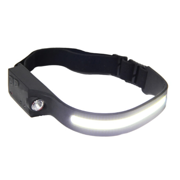 Latarka czołowa z sensorem, COB + 1, ładowanie USB-C - LC-2/COB/SR