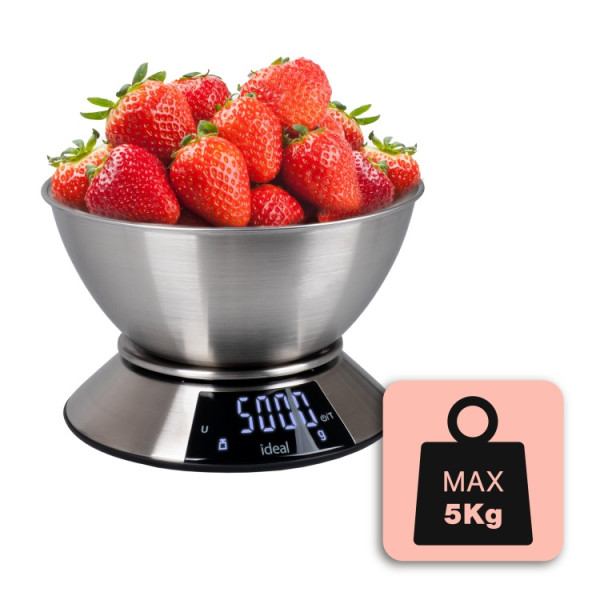 Elektroniczna waga kuchenna 5kg - Ideal IK3701
