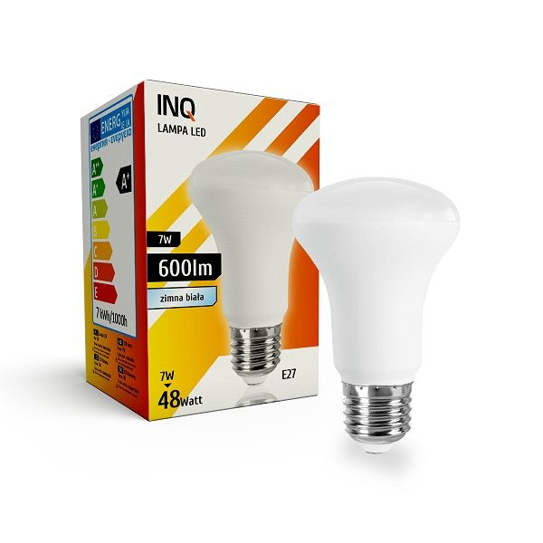 Żarówka LED R63 E27 7W 6000K 600lm LC050CW INQ