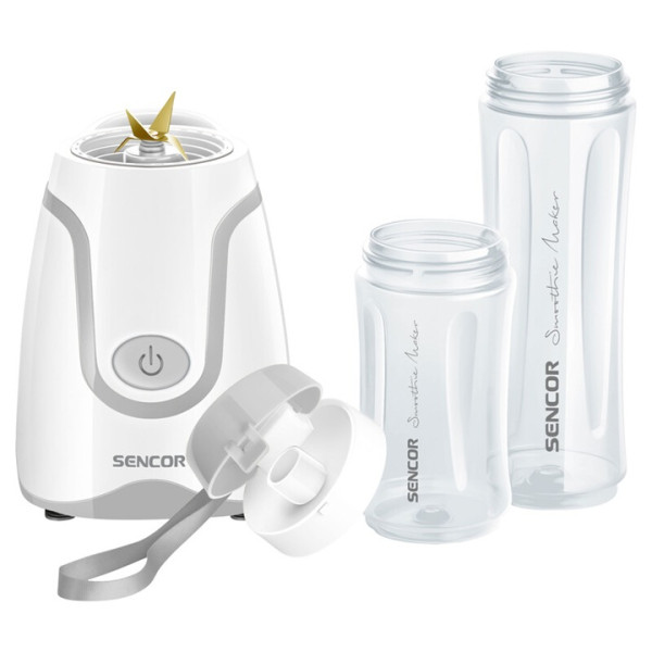 Blender do smoothie 500W, butelki 0,6L i 0,3L - SBL2210WH Sencor