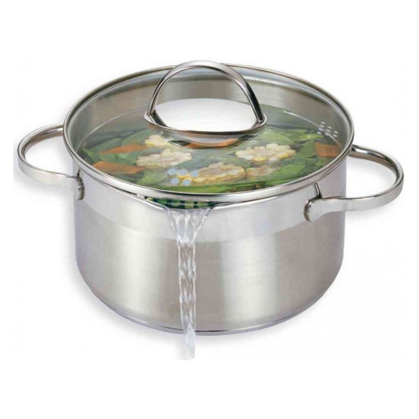Garnek ze stali nierdzewnej z pokrywką SSW COMFORT 9,0L śr.28cm 