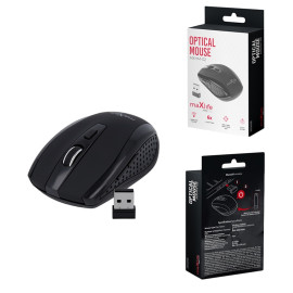 Bezprzewodowa myszka optyczna 800/1200/1600 DPI MXHM-02 czarna