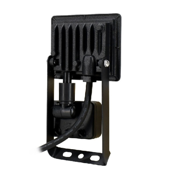 KASTEL2 naświetlacz LED   10W 6500K 820LM IP65 CZARNY CZ. PIR