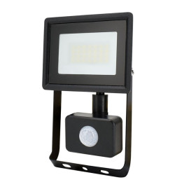 KASTEL2 naświetlacz LED   20W 6500K 1660LM IP65 CZARNY CZ. PIR