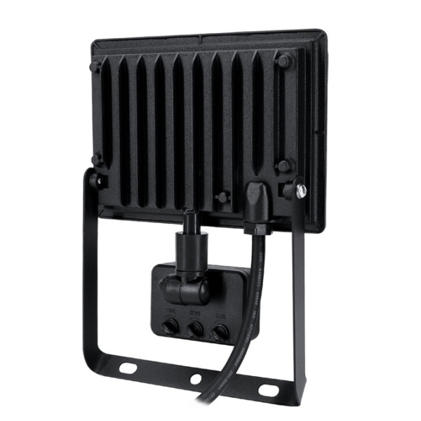 KASTEL2 naświetlacz LED   30W 6500K 2550LM IP65 CZARNY CZ. PIR