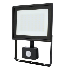 KASTEL2 naświetlacz LED   50W 4000K 4280LM IP65 CZARNY CZ. PIR