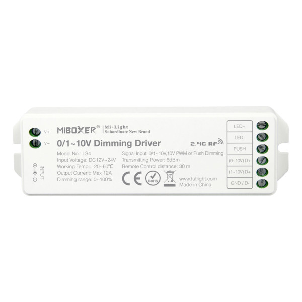 Ściemniacz Milight 0/1 - 10V / PWM / Dzwonkowy LS4