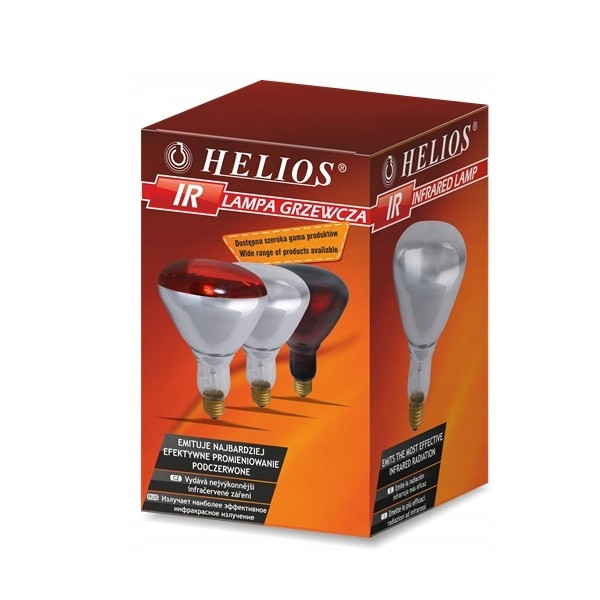 Promiennik podczerwieni 125W E27 R123 clear IR1 - PRO-2007 Helios