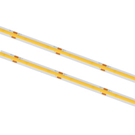 TAŚMA LED 8W/M 24V 320CHIP/M RA90 90-100LM/W biała-neutralna hermetyczna IP66 COB-320-66-NW-24
