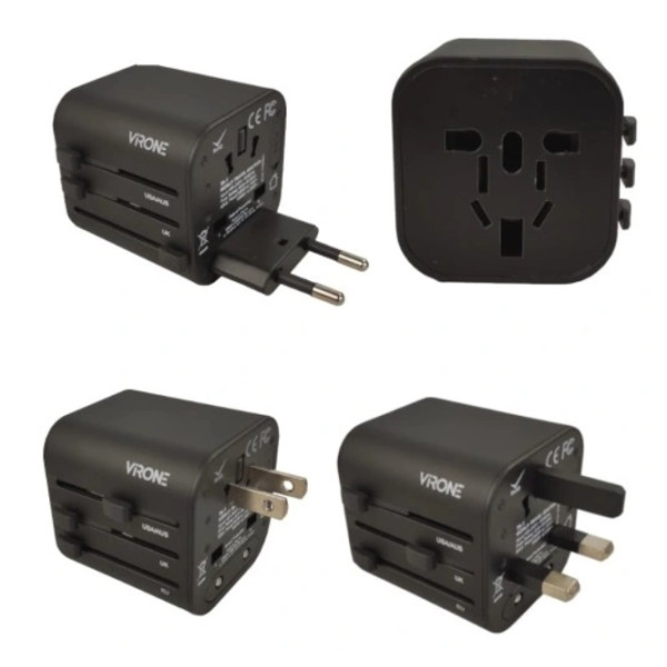 Uniwersalny adapter podróżny do ponad 200 krajów świata TA-1 GOworld