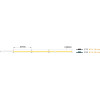 Taśma LED COB 24V 10W 3000K IP20 940lm Ra90 8mm biała-ciepła COB-480-90-WW-24