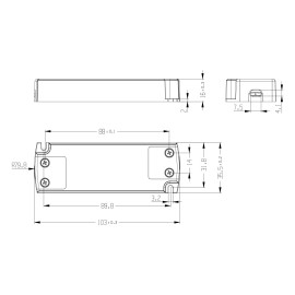 Zasilacz stałonapięciowy 24V 20W MPV-20-24