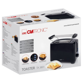 Toster na 2 kromki (czarny) 750W - Clatronic TA 3801
