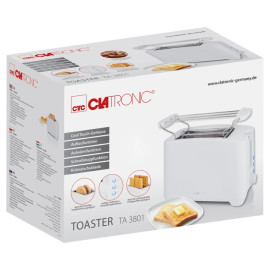 Toster na 2 kromki 800W (biały) - Clatronic TA 3801 