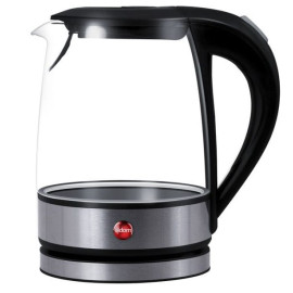Czajnik bezprzewodowy szklany 1,2L, 1500W - ELDOM C410 litea