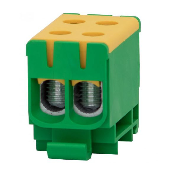 Listwa zaciskowa w korpusie ZU 1-torowa 2x50/2x50mm2-żółto-zielona F2.0296