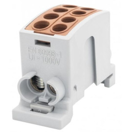 Zacisk HLK 100A-2 (1,25, 1X16\1X25, 1X16)-brązowy F2.0356