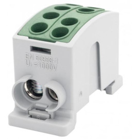 Zacisk HLK 125A-2 (1x35, 1x25\ 1x35, 1x25)-zielony F2.0374