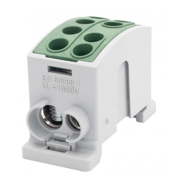 Zacisk HLK 125A-2 (1x35, 1x25\ 1x35, 1x25)-zielony F2.0374