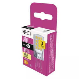 Żarówka LED G9 4W 470lm - 230V 3000K (cipeło-biała) - ZQ9544 Emos