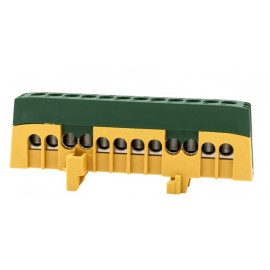 Listwa ochronna 12-mod. ZPI 12x16mm2 IP20 żółto-zielona F2.0392
