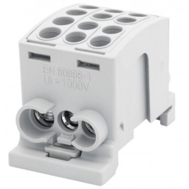 Zacisk HLK 100A-3 (1x25, 2x16\ 1x25, 2x216)-szary F2.0362