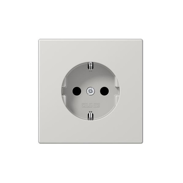 Gniazdo elektryczne SCHUKO 1-krotne jasnoszare-LS1520KILG Jung
