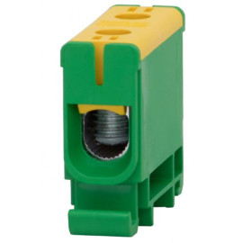 Listwa zaciskowa w korpusie ZU 1-torowa 2,5mm2-50mm2-żółto-zielona F2.0125