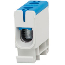 Listwa zaciskowa w korpusie ZU 1-torowa 2,5mm2-50mm2-niebieska F2.0120