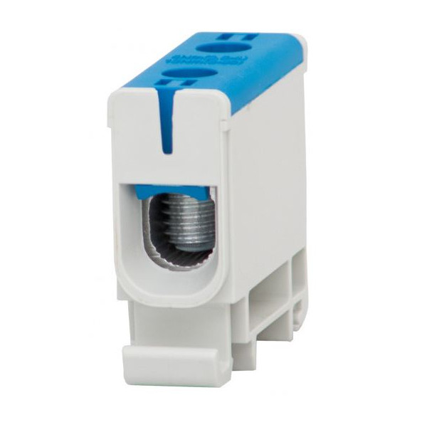 Listwa zaciskowa w korpusie ZU 1-torowa 2,5mm2-50mm2-niebieska F2.0120