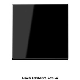 Klawisz 1-krotny czarny - A590SW Jung