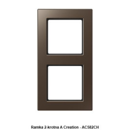 Ramka 2-krotna A Creation - Szampan - AC582CH Jung