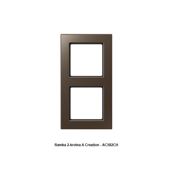 Ramka 2-krotna A Creation - Szampan - AC582CH Jung