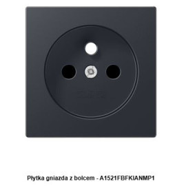 Płytka gniazda z bolcem antracyt - A1521FBFKIANMP1 Jung