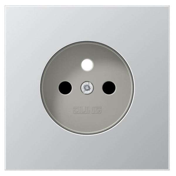 Płytka gniazda elektrycznego z bolcem - ciemne aluminium - AL1521FDPL-1 Jung