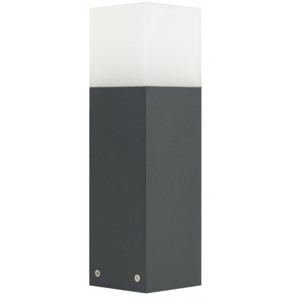 Cube słupek ogrodowy ciemny popiel 33 cm CB-330 DG