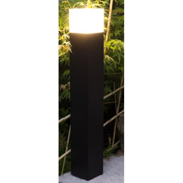 Cube słupek ogrodowy ciemny popiel 33 cm CB-330 DG