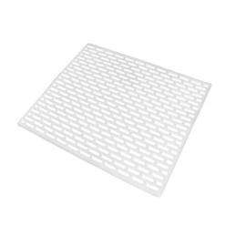 Mata do zlewu gumowa biała 33x28 cm - 150917 Orion