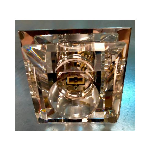Oprawa halogenowa szklana Diamant Perseo chrom 001-0474/1-016